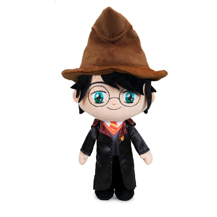 Harry potter plush wizard with sorting hat 30 cm 